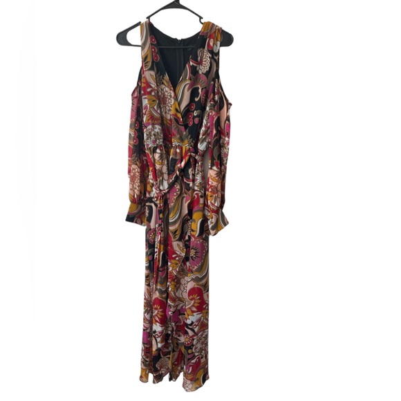 INC International Concepts Dresses & Skirts - INC International Concepts Long Sleeve Cold Shoulder Size 12 Maxi Dress